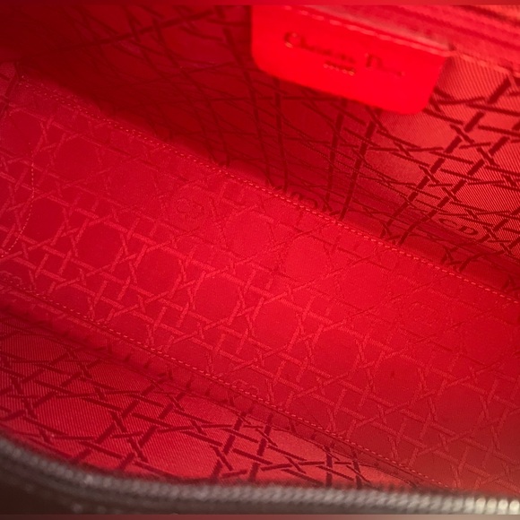 AUTHENTIC CHRISTIAN DIOR “LADY DIOR BAG” LARGE - Picture 13 of 14